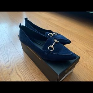 Lulus navy blue flats 7.5